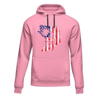 American Flag Fish Unisex Hoodie